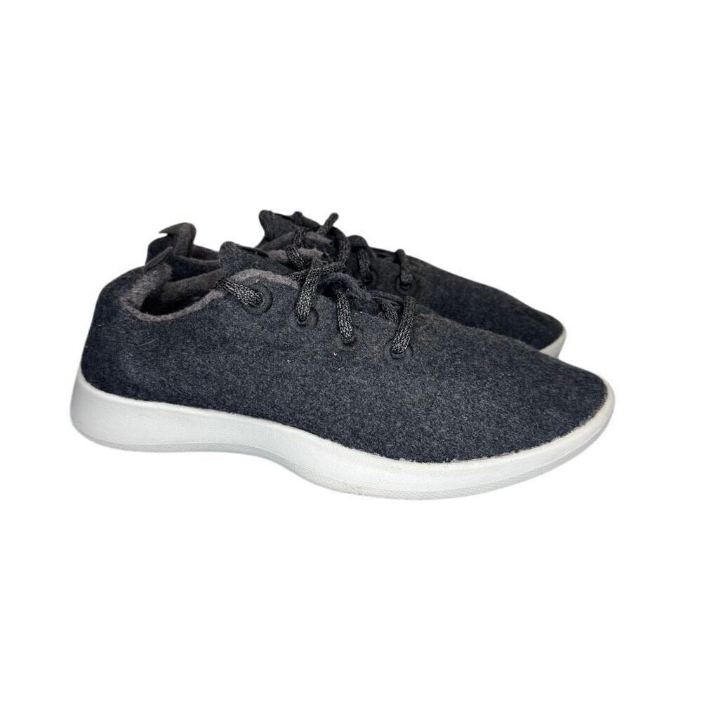 Allbirds Wool Runners Women's Charcoal Sneakers Shoes Lace Up Casual Size 8